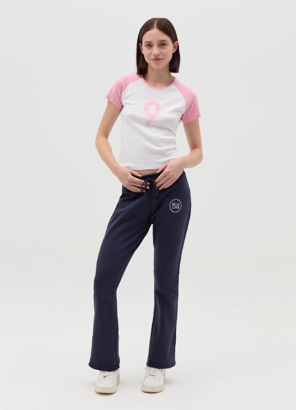 MILK+HERO T-shirt girocollo con stampa Nuova