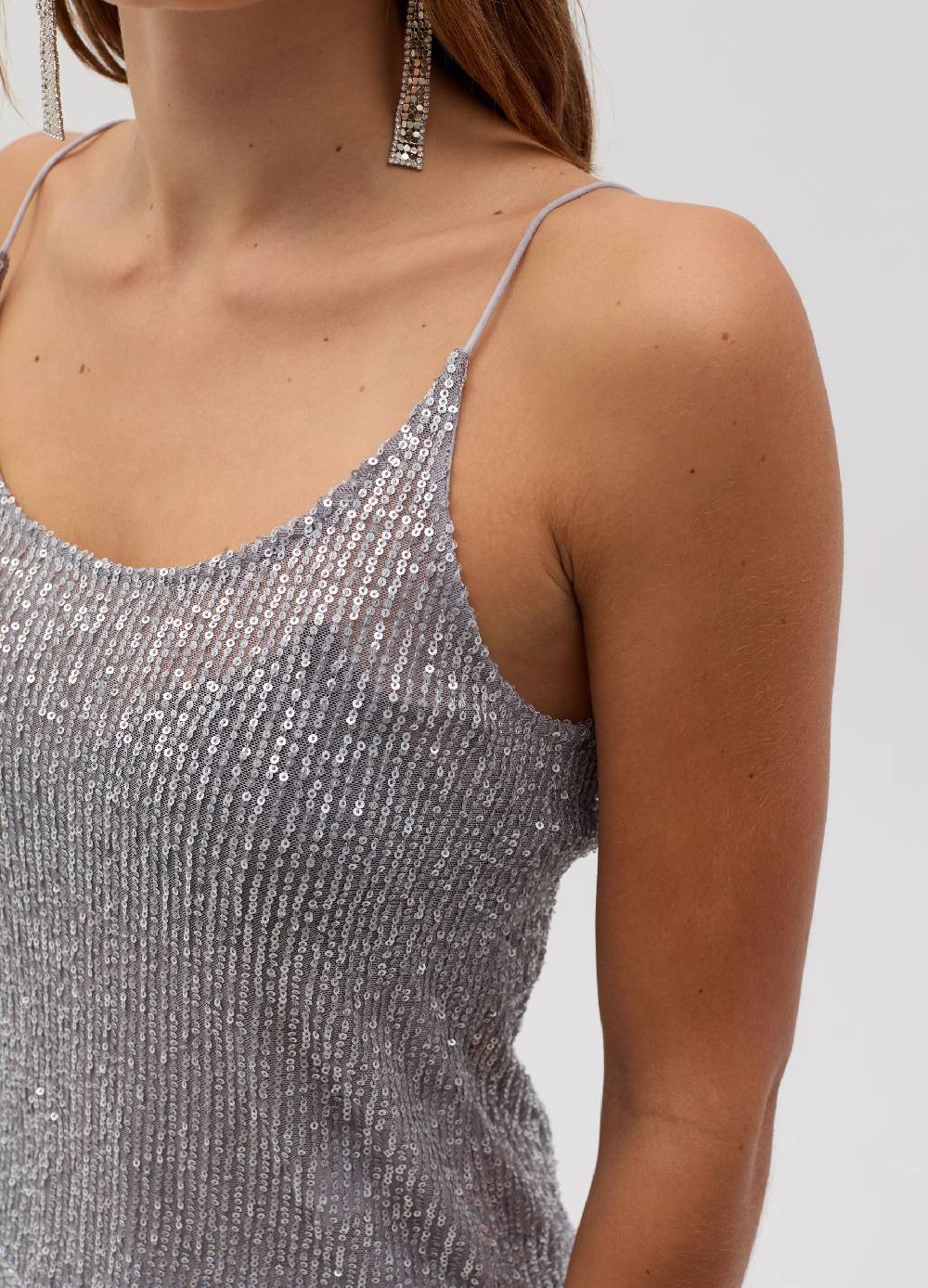 OVS Top con paillettes all-over Moda