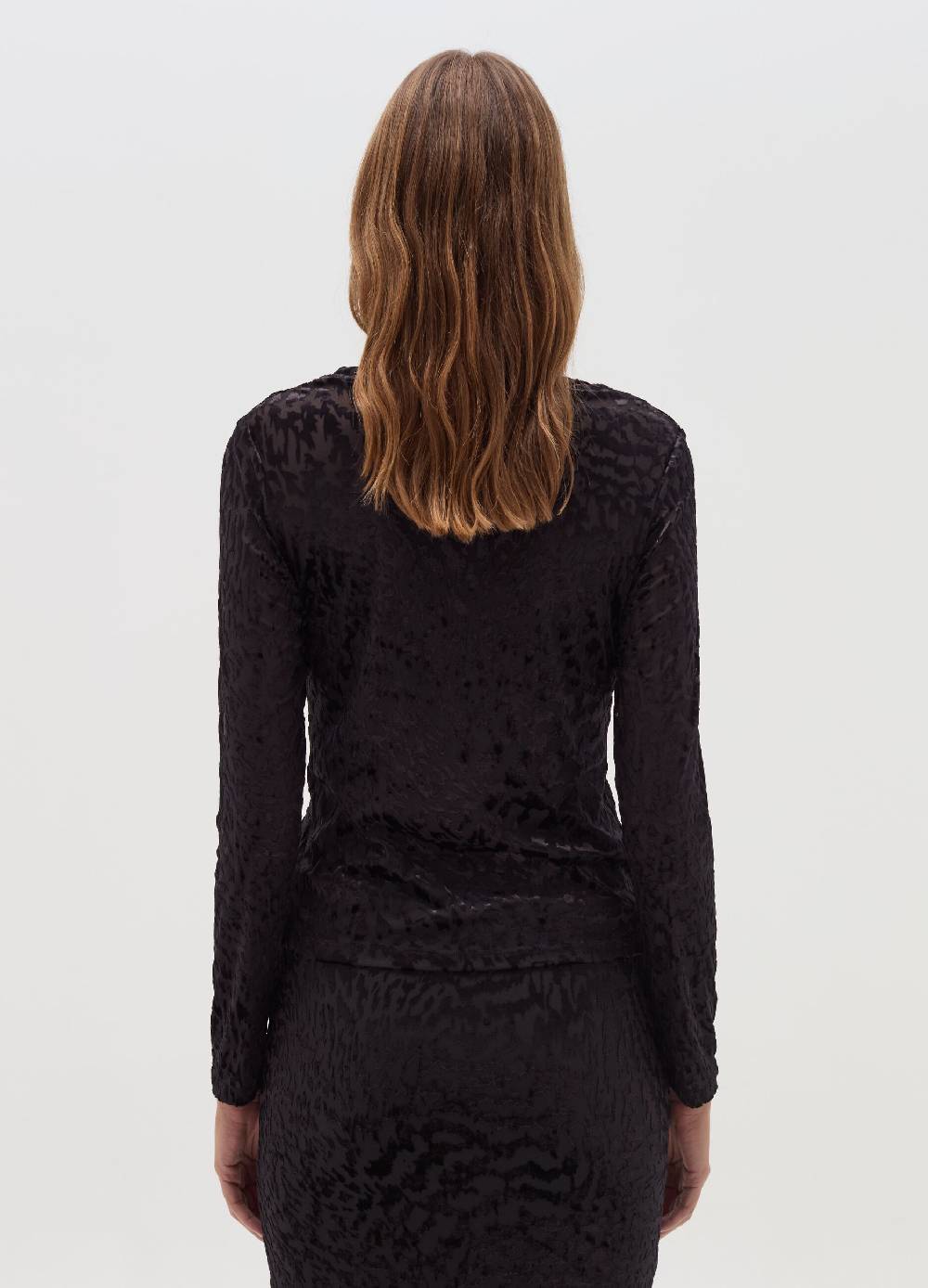 OVS T-shirt animalier con lavorazione devore Online