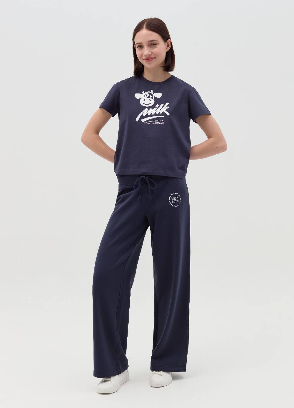 MILK+HERO T-shirt in cotone con stampa Offerte