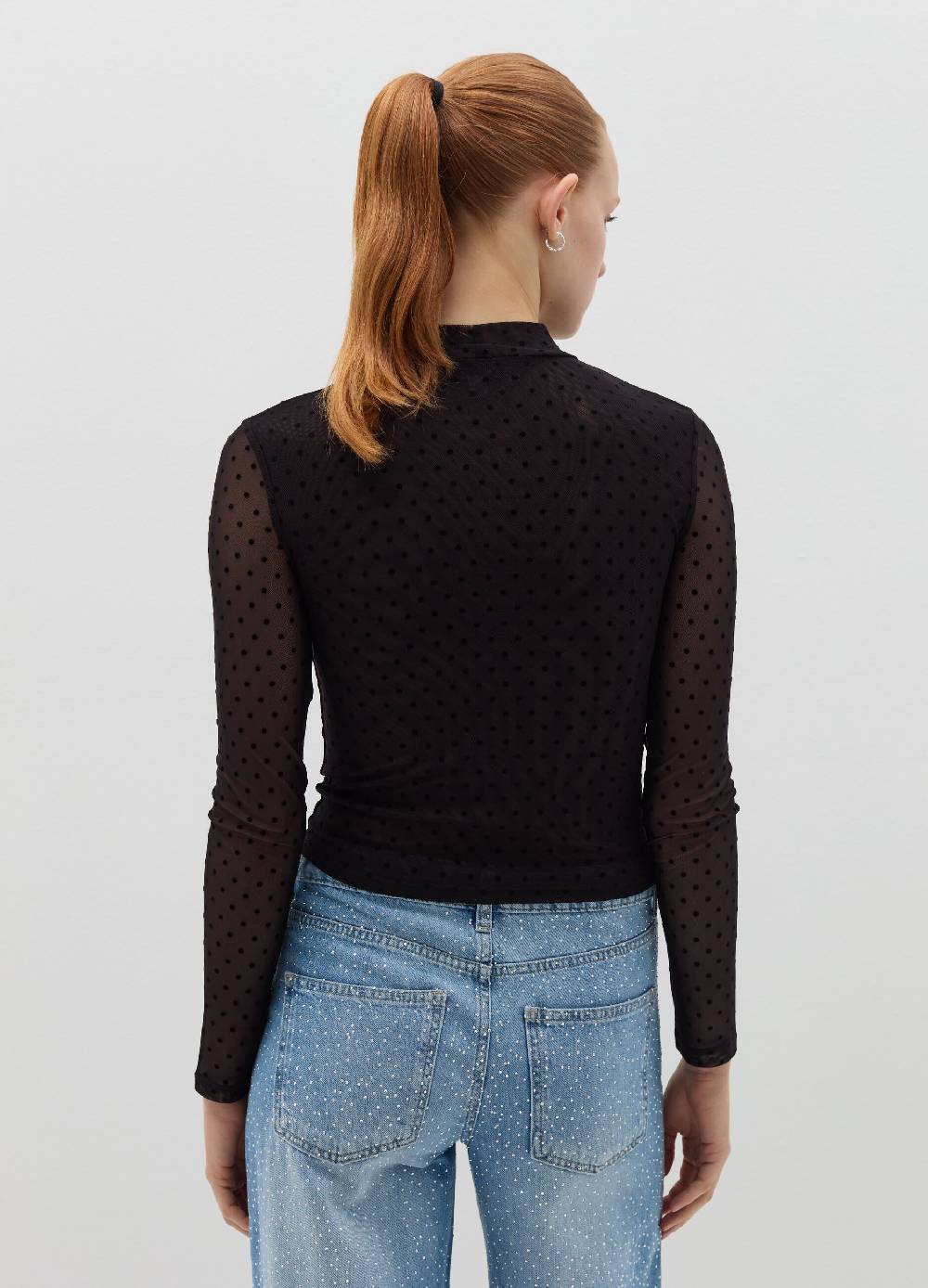 B. ANGEL T-shirt in mesh a pois I Più Venduti