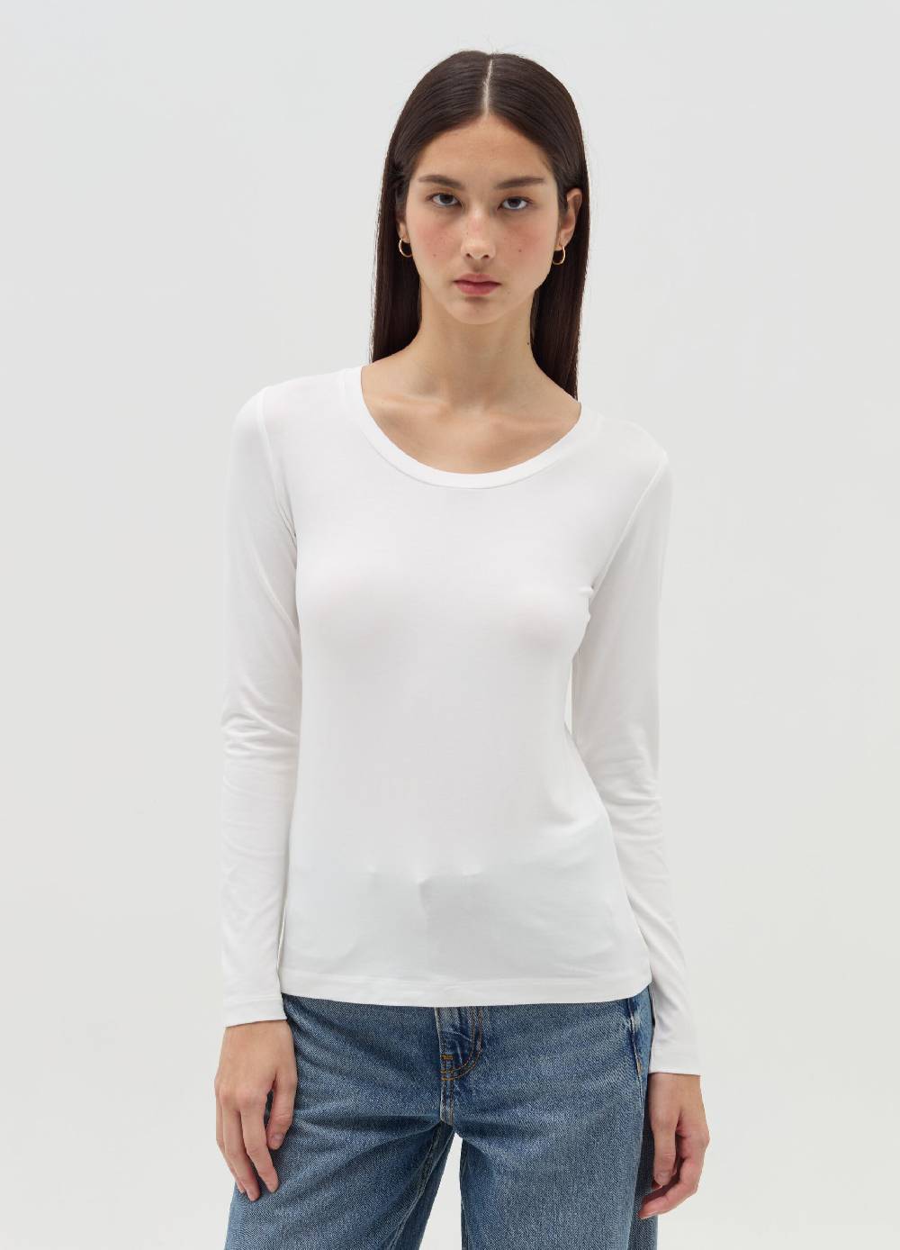 OVS T-shirt a maniche lunghe in viscosa stretch Promozione