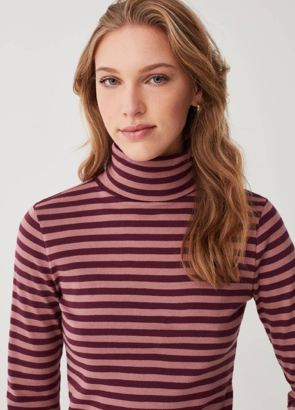 OVS T-shirt a righe con collo alto Soddisfazione Garantita