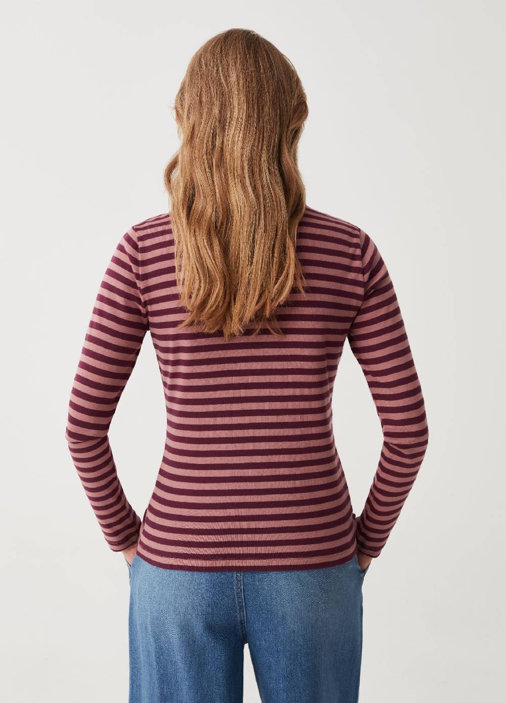 OVS T-shirt a righe con collo alto Soddisfazione Garantita