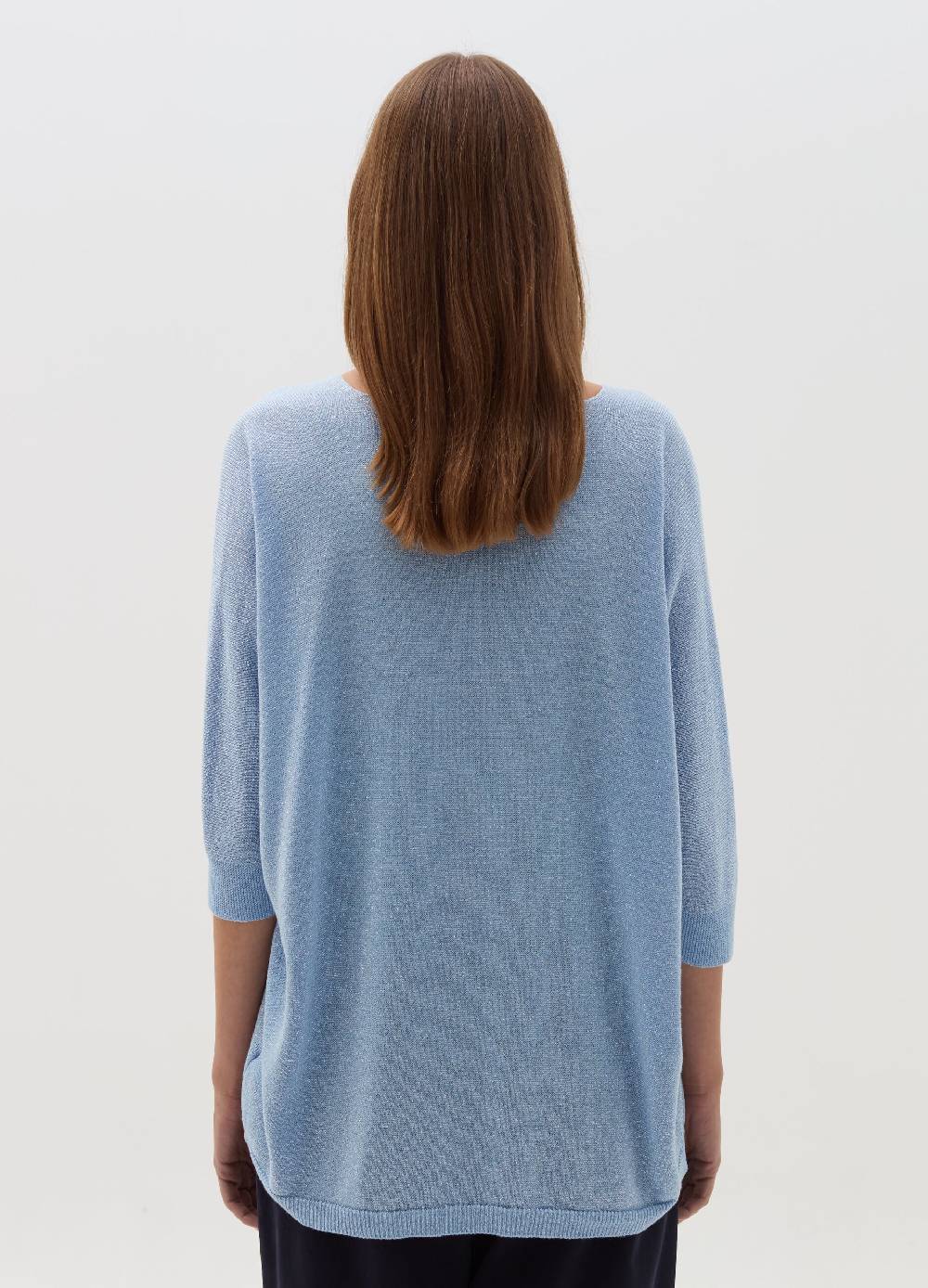 HYBRID Maglia in lurex con maniche a tre quarti Economico