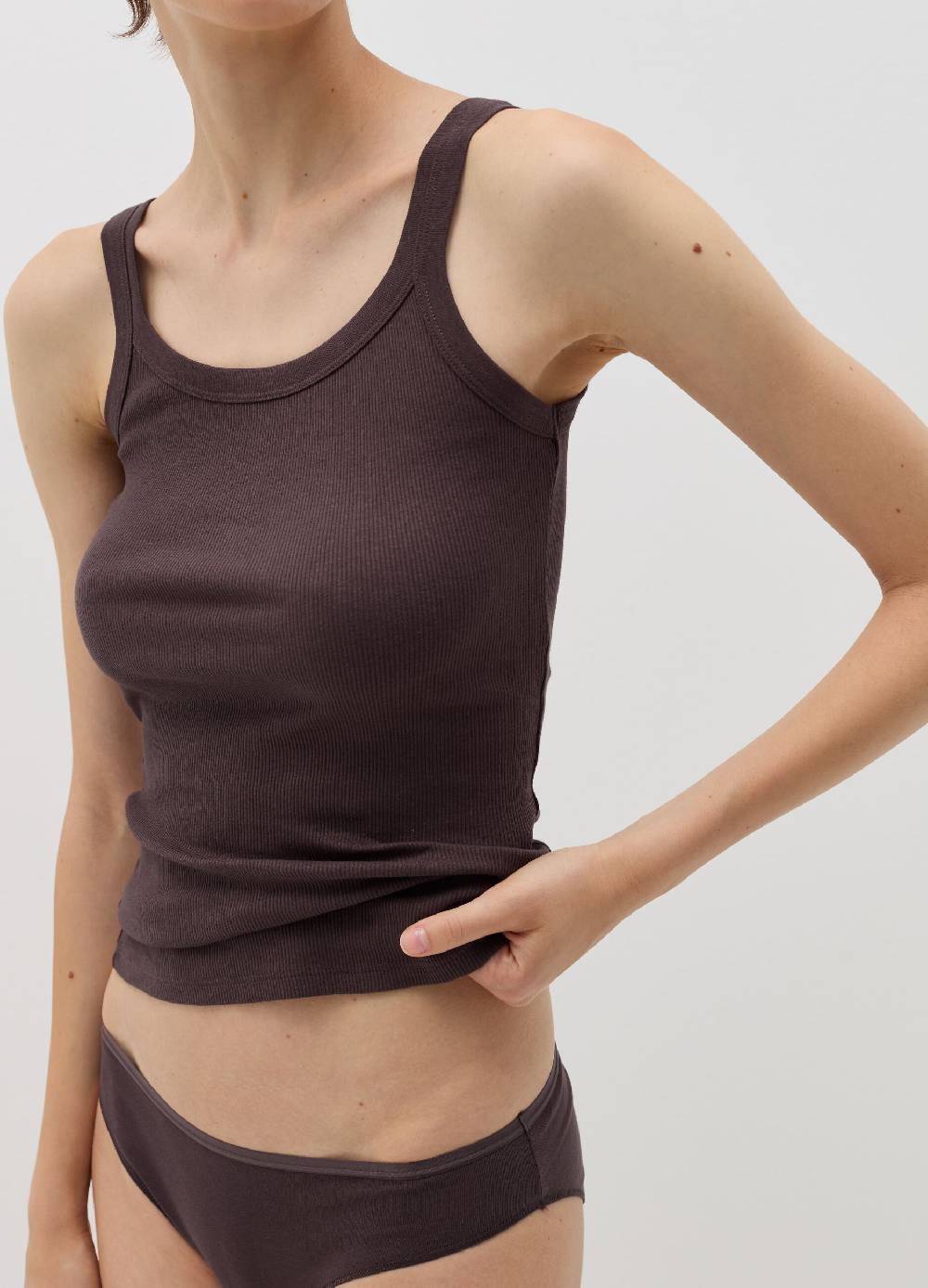 OVS Canotta intima in cotone bio a costine Nuova
