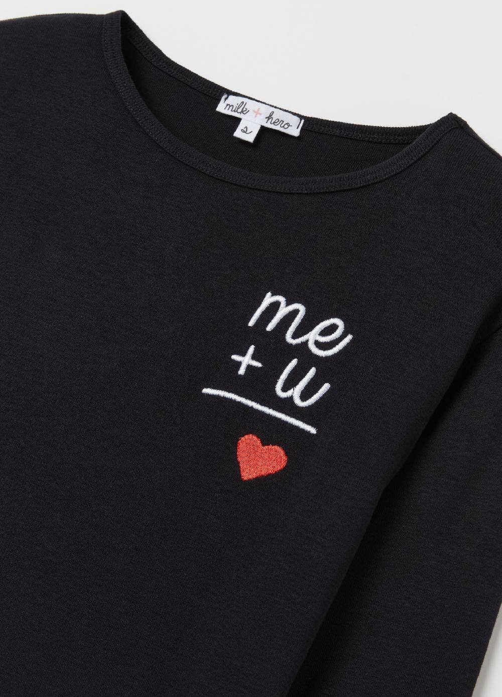 MILK+HERO T-shirt in cotone con maniche lunghe 2025