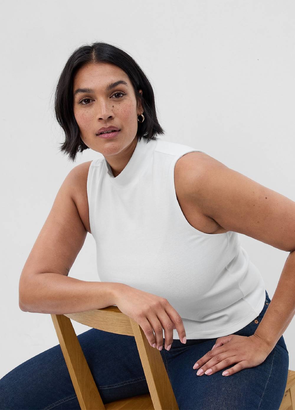 GAP Tank top mock neck In Linea