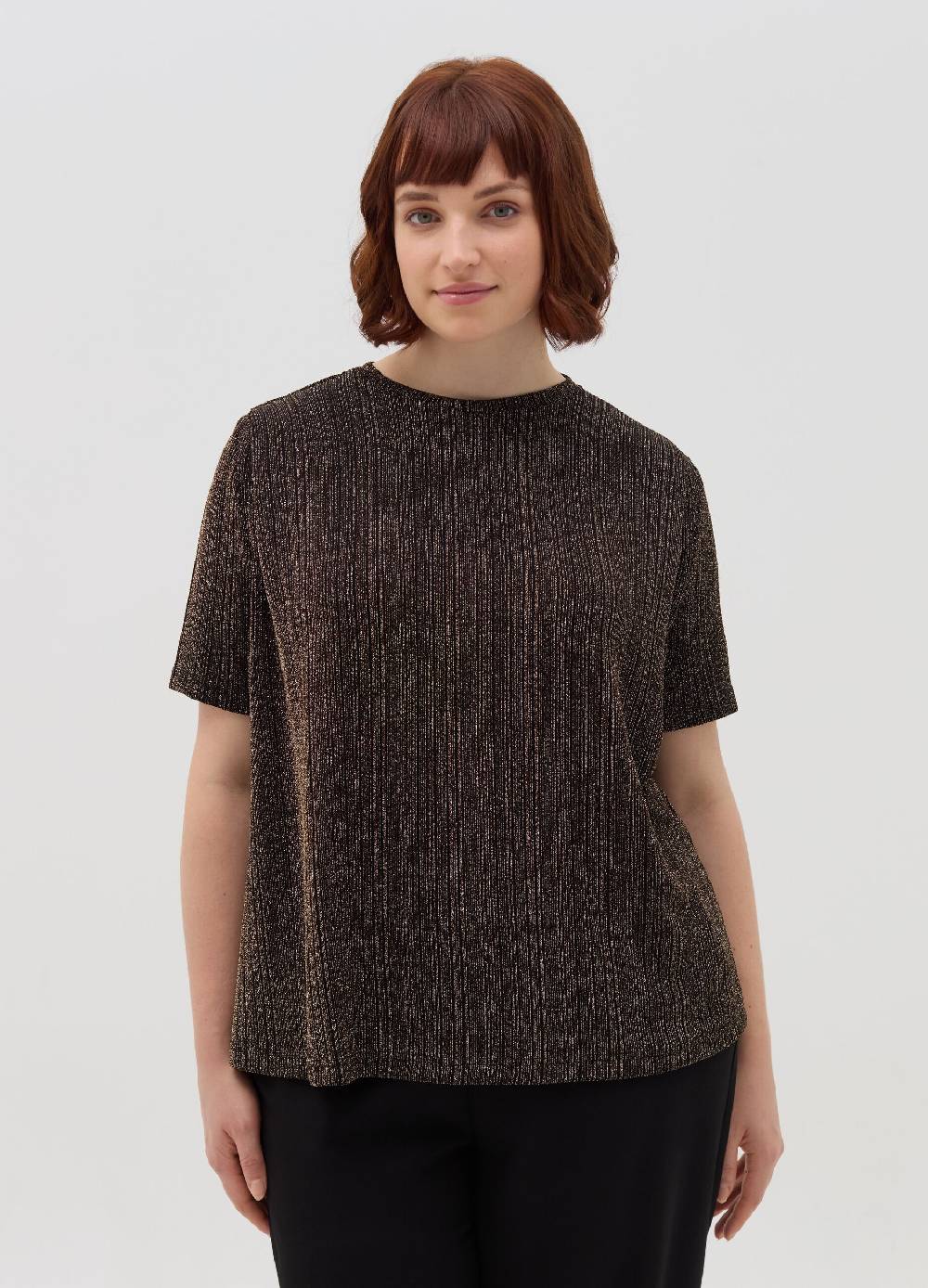 MYA T-shirt in lurex Curvy Qualità