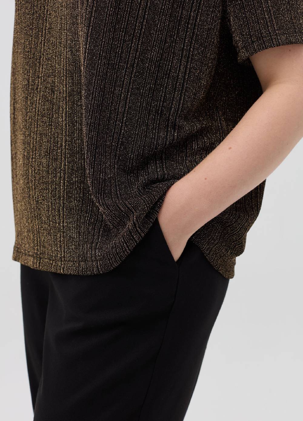 MYA T-shirt in lurex Curvy Qualità