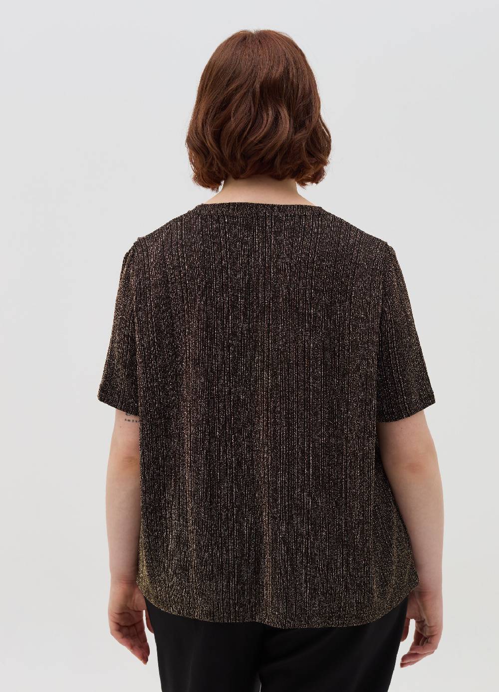 MYA T-shirt in lurex Curvy Qualità