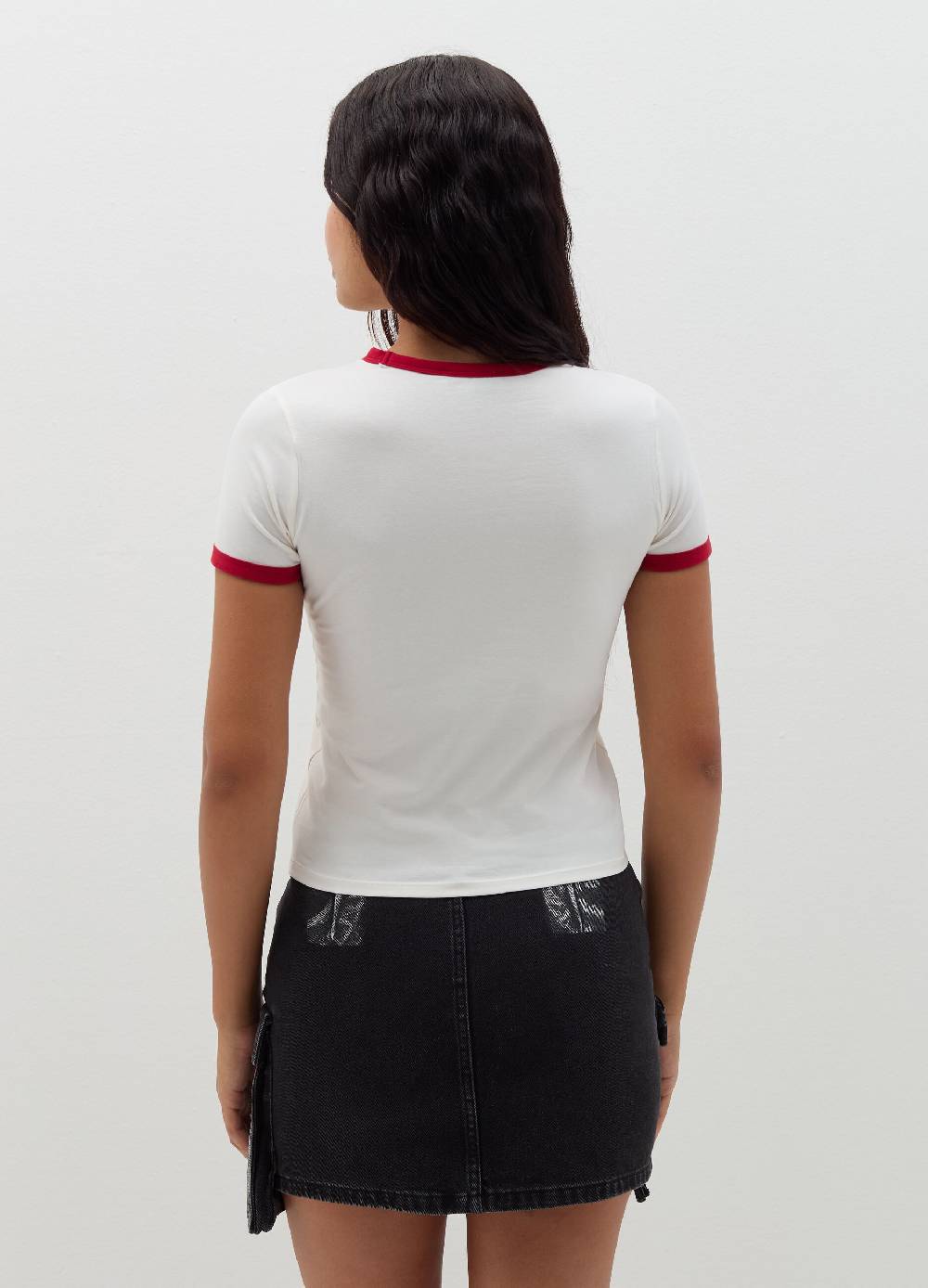 B. ANGEL T-shirt con profili a contrasto e stampa Prezzo Ridotto