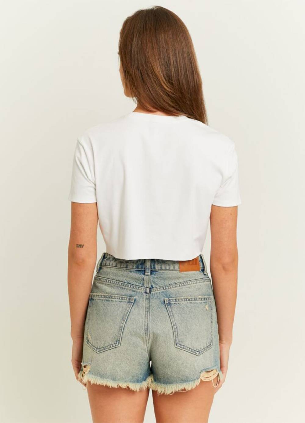 TALLY WEIJL T-shirt crop con stampa "Limitless 84" Offerta
