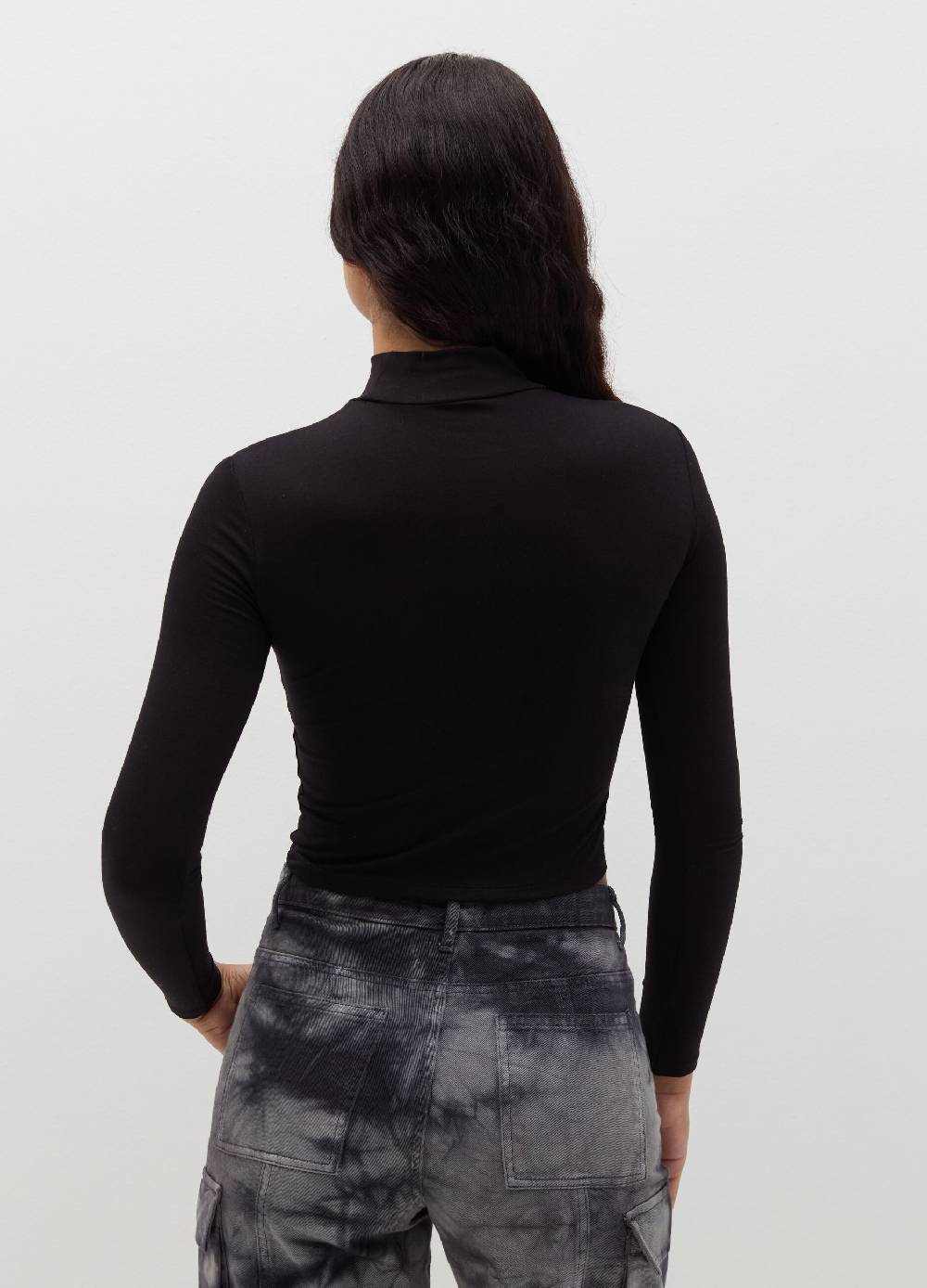 B. ANGEL T-shirt mock neck con maniche lunghe Online