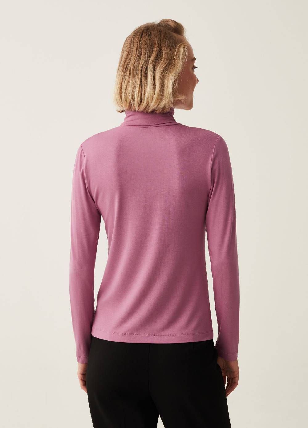OVS T-shirt a collo alto con maniche lunghe Negozio