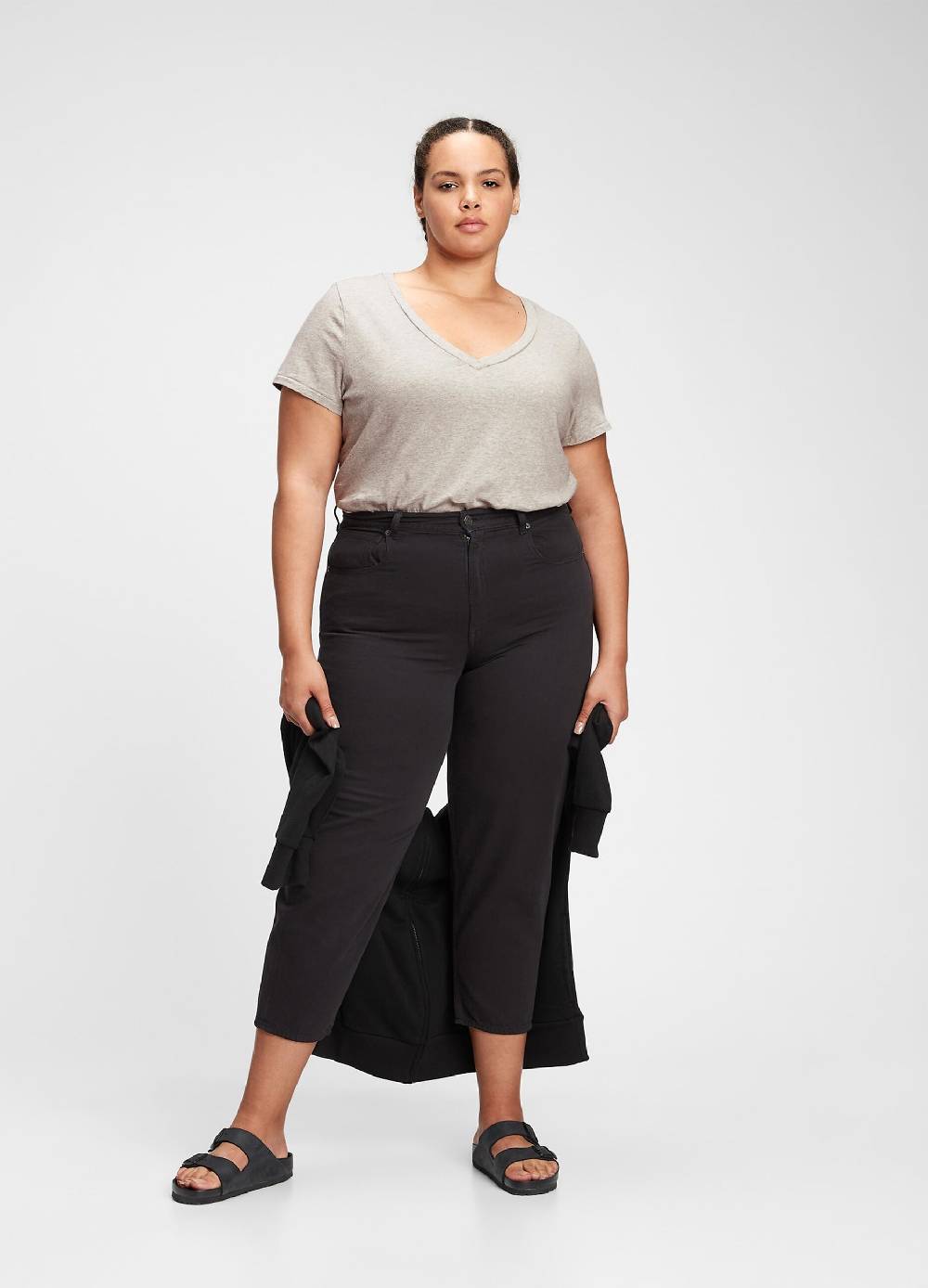 GAP T-shirt melange con scollo a V Italy