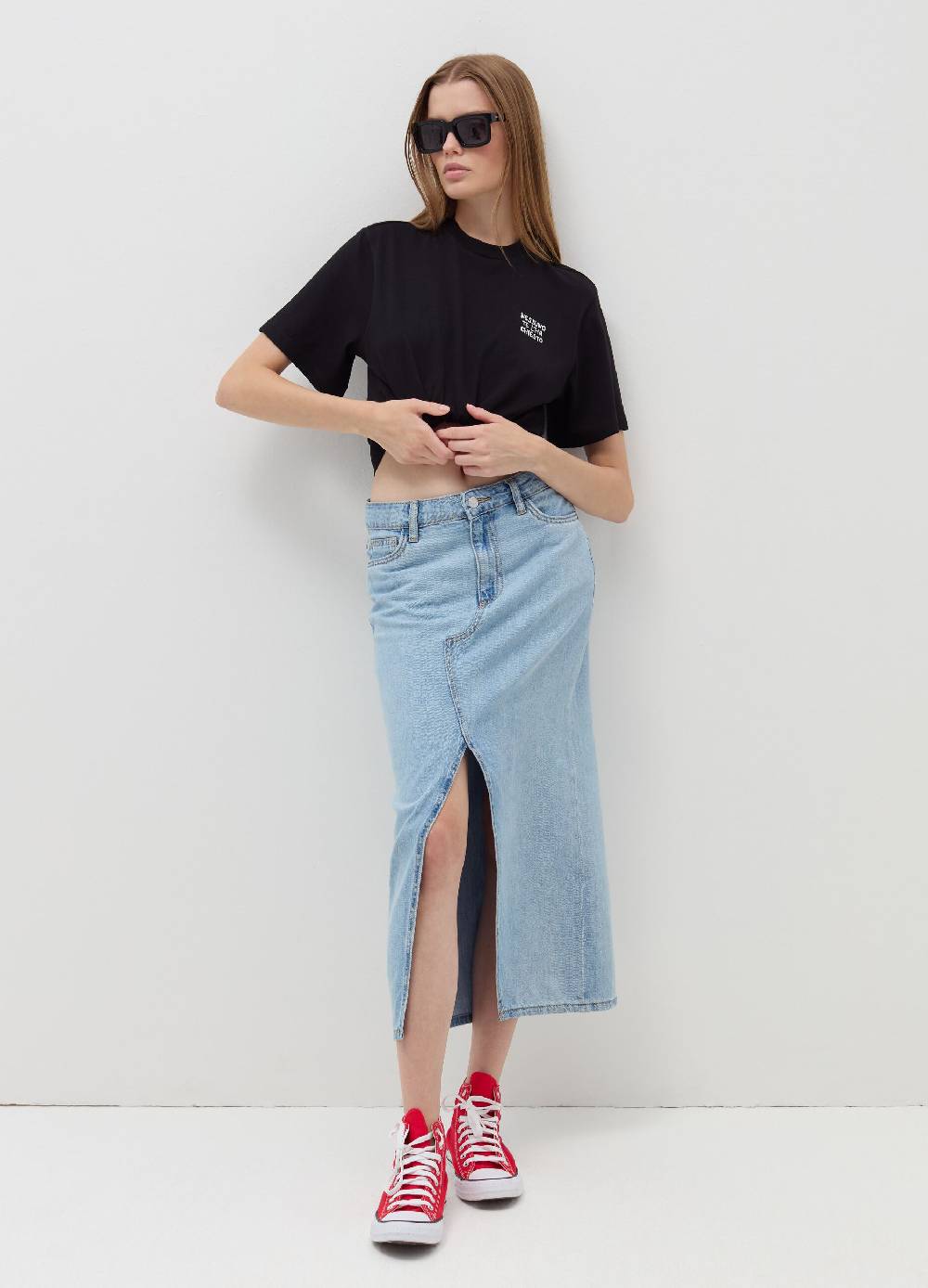 B. ANGEL T-shirt relaxed fit in cotone