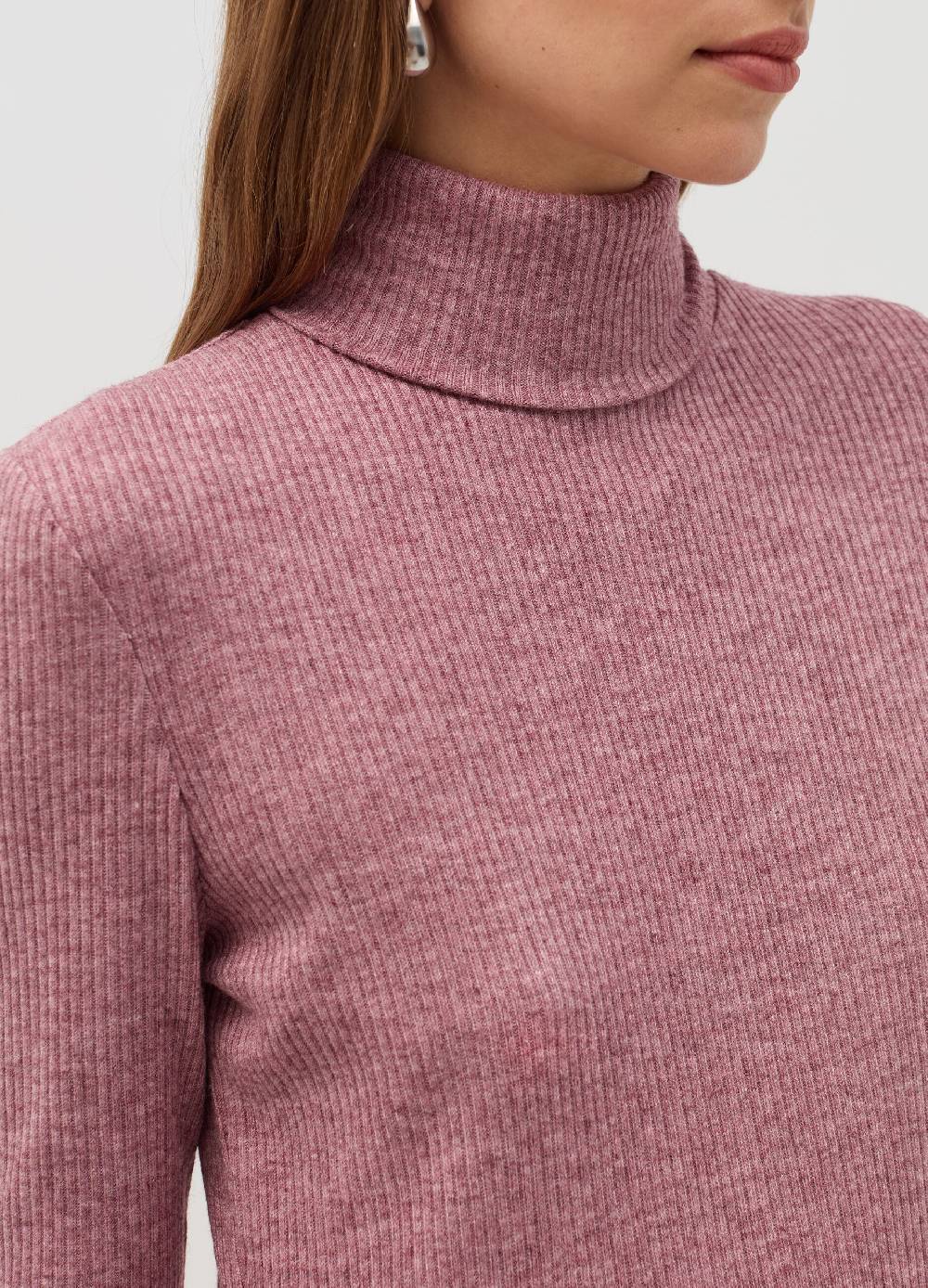 OVS T-shirt a costine con collo alto Hotsell