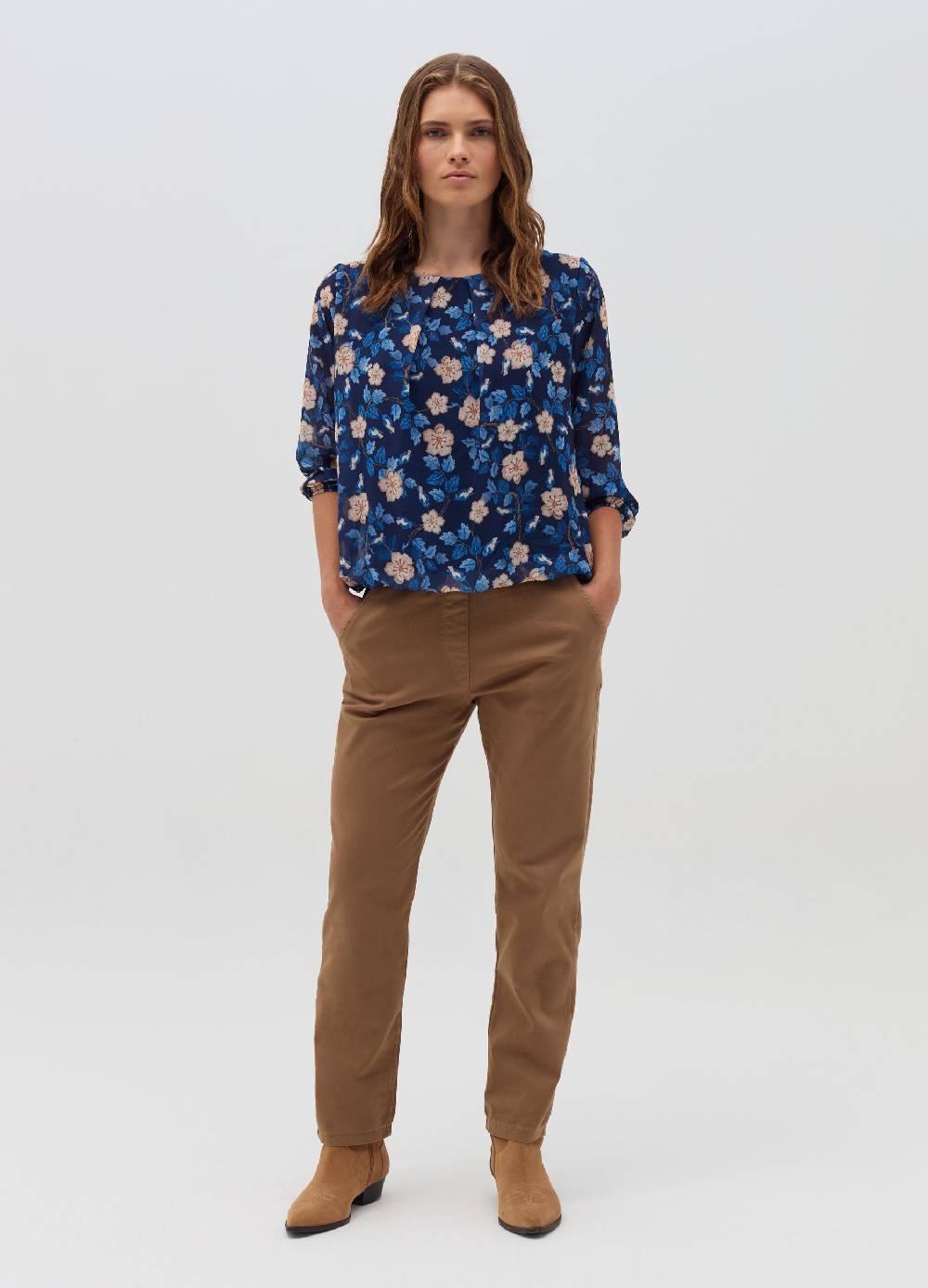 HYBRID Blusa floreale a maniche lunghe I Più Venduti