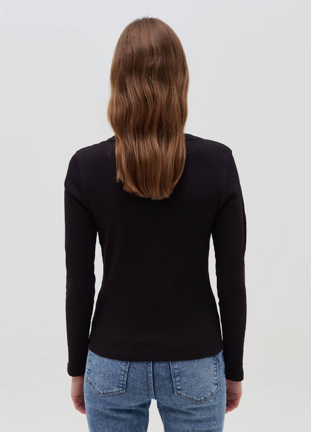 OVS T-shirt a costine con maniche lunghe Moda