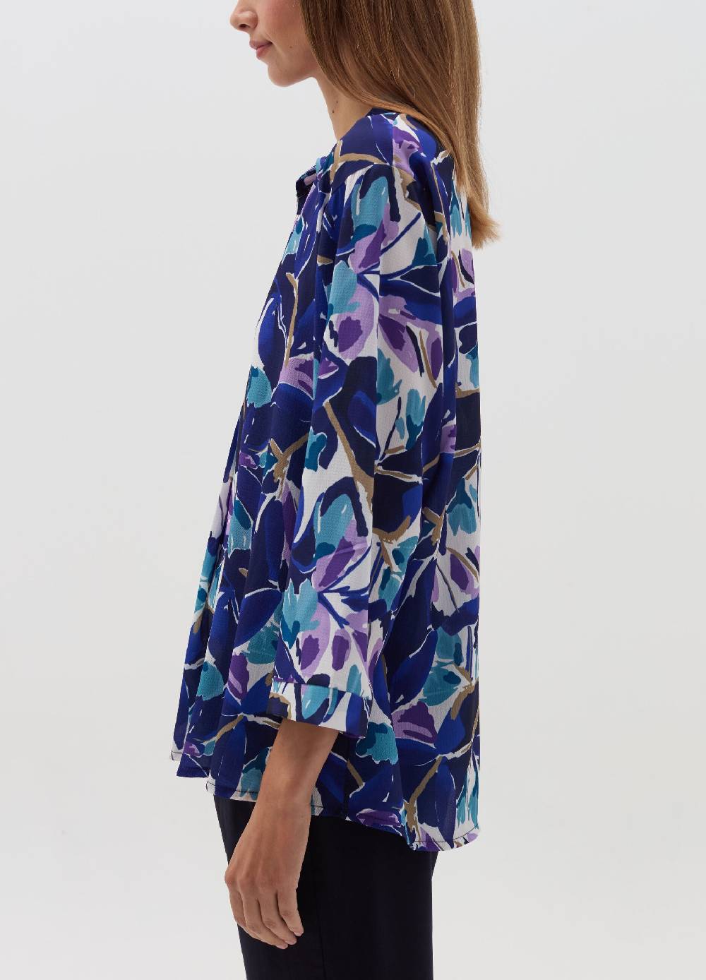 HYBRID Blusa con stampa floreale Pezzi Unici