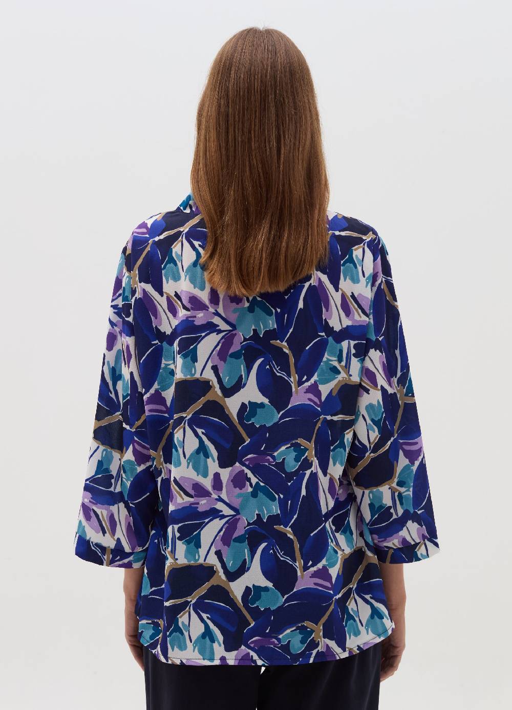 HYBRID Blusa con stampa floreale Pezzi Unici