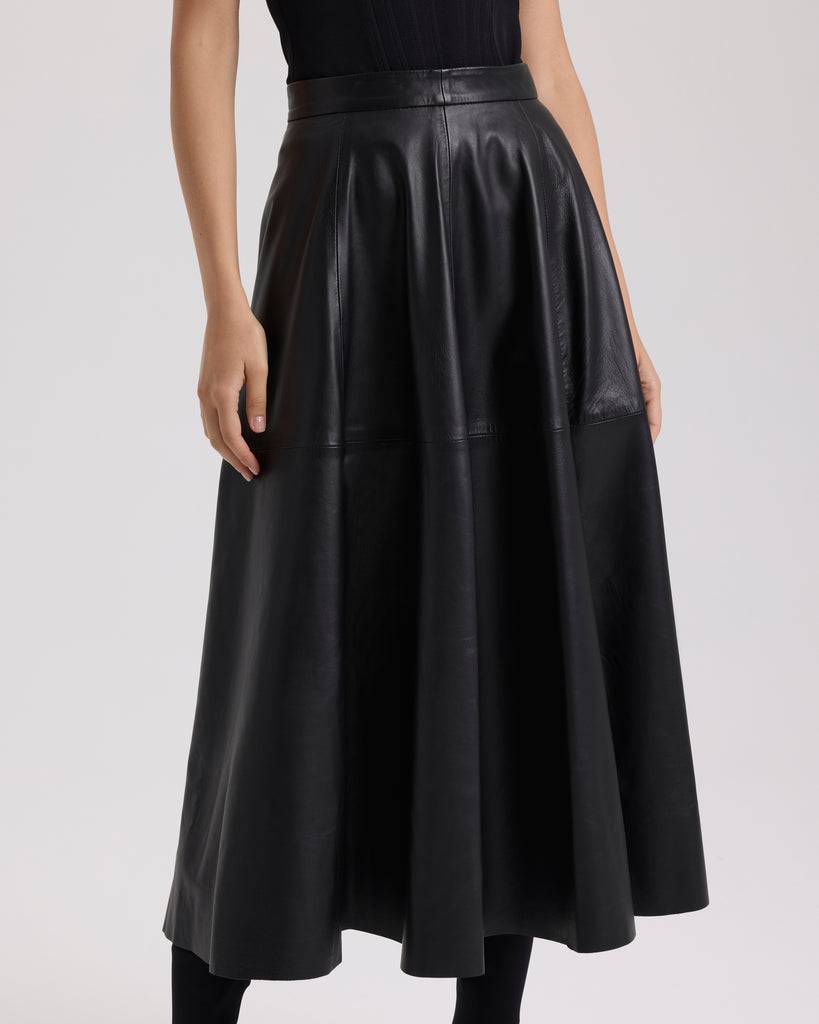 Raquel Diniz GIOVANNA LEATHER SKIRT Hotsell