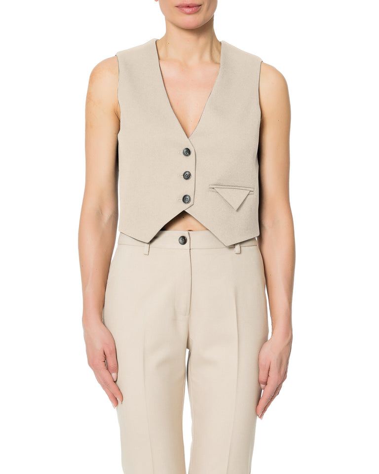 Rrue Bisquit GILET DIAGONALE Negozio