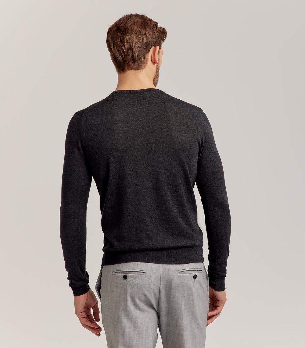 S.Moritz GIROCOLLO ROYAL MERINO - GRIGIO ANTRACITE Sconto
