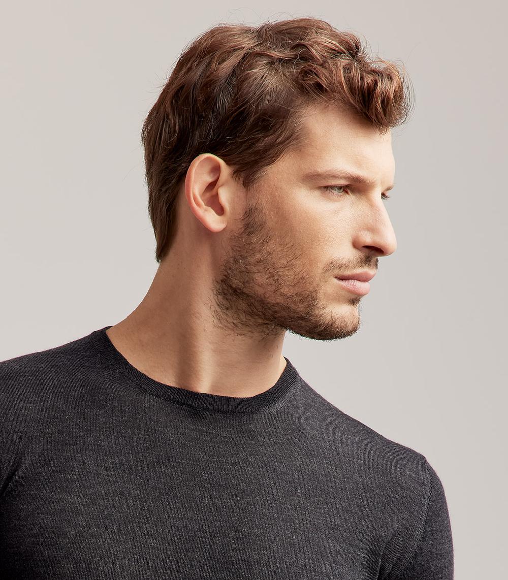 S.Moritz GIROCOLLO ROYAL MERINO - GRIGIO ANTRACITE Sconto