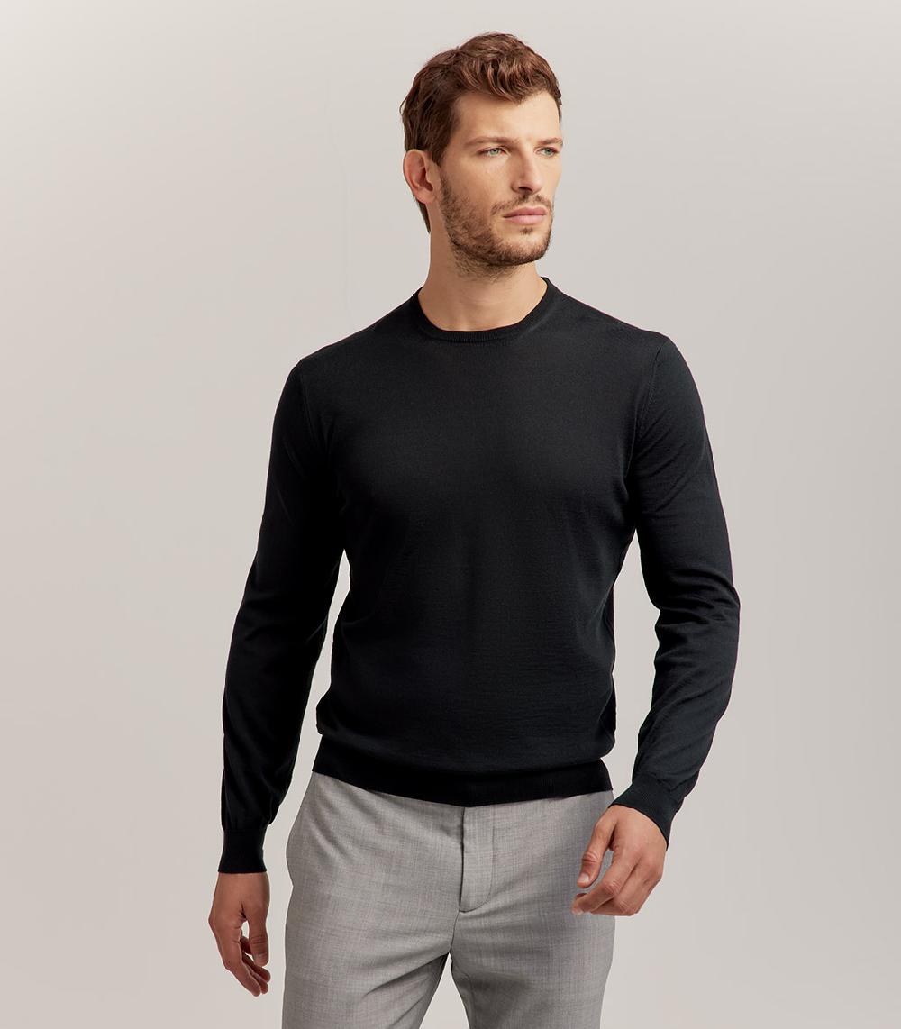 S.Moritz GIROCOLLO ROYAL MERINO - VERDE SCURO