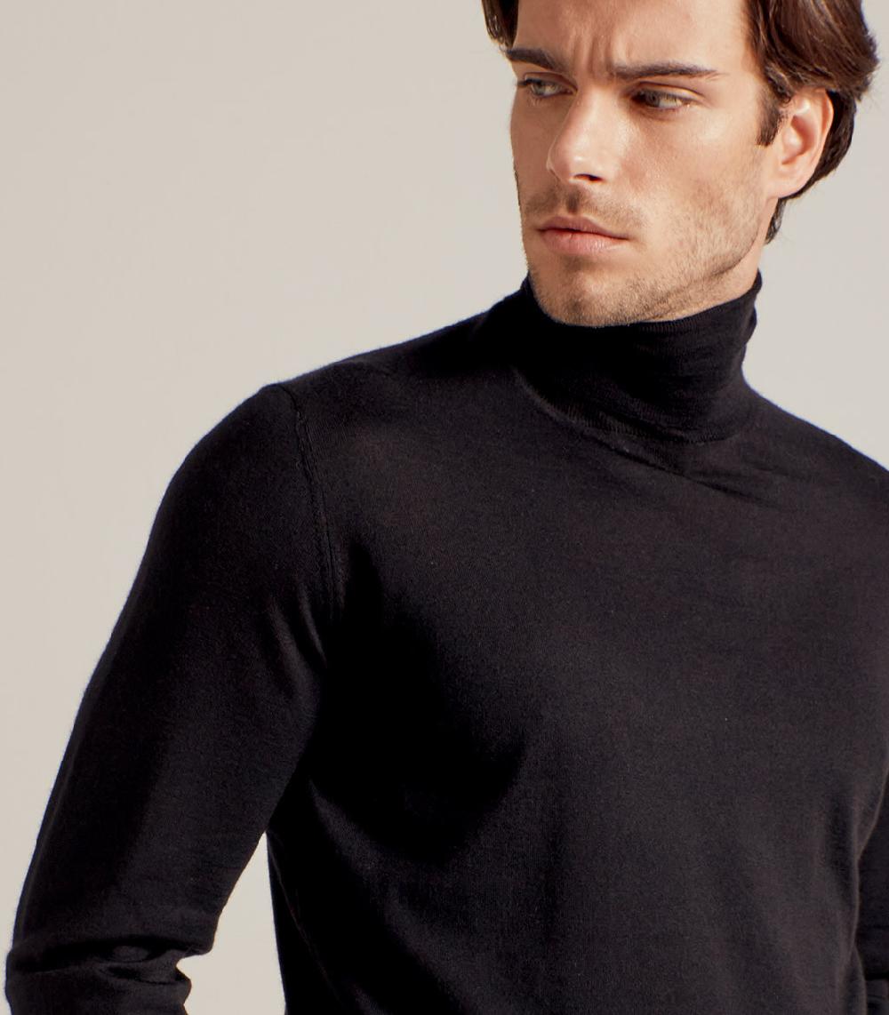 S.Moritz DOLCEVITA LANA SETA CASHMERE - NERO Hotsell