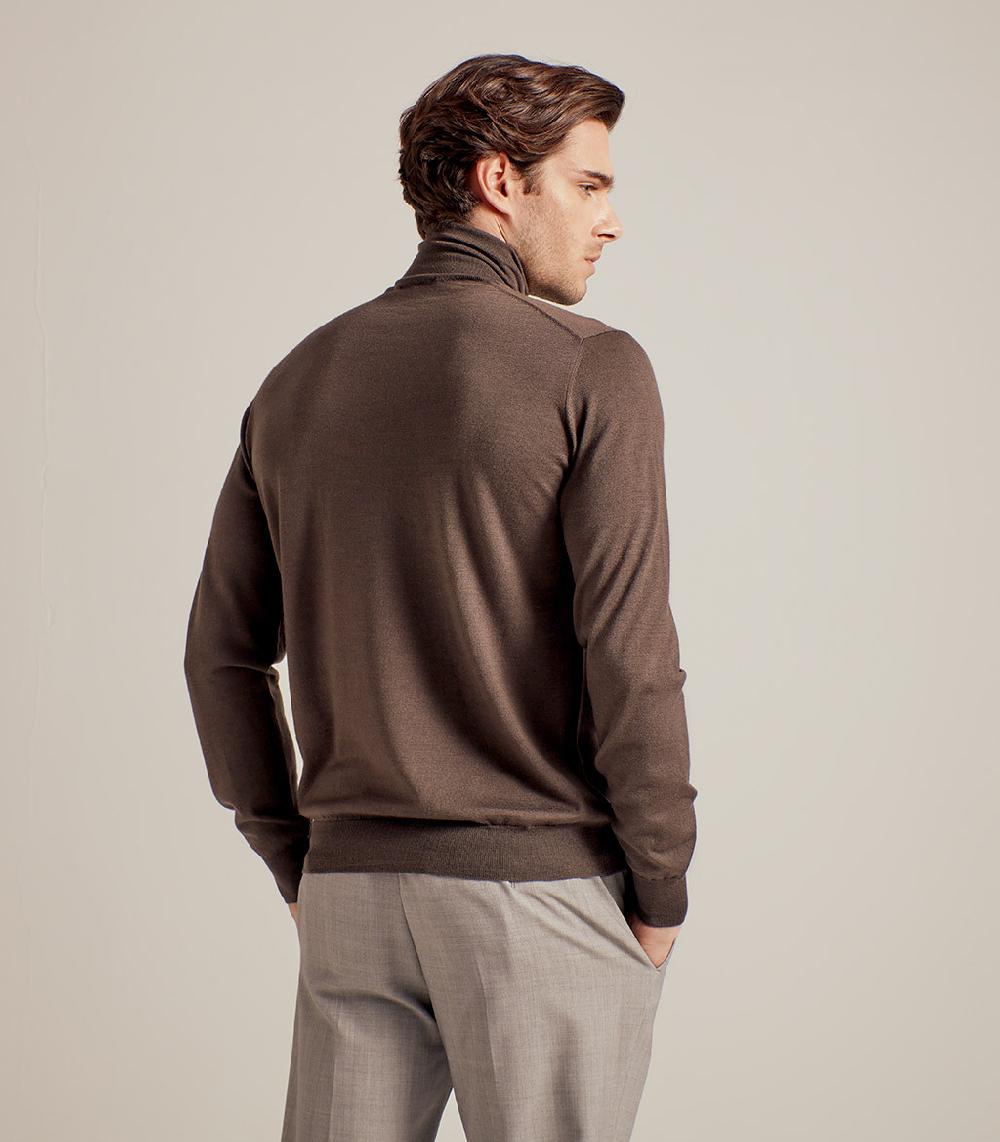 S.Moritz DOLCEVITA LANA SETA CASHMERE - CACAO Comprare a buon mercato