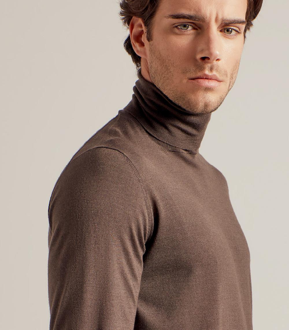 S.Moritz DOLCEVITA LANA SETA CASHMERE - CACAO Comprare a buon mercato