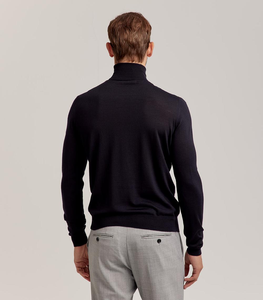 S.Moritz DOLCEVITA ROYAL MERINO - BLU NAVY Italy