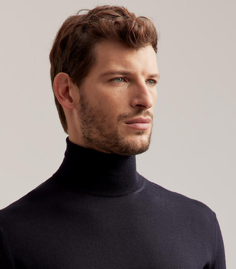 S.Moritz DOLCEVITA ROYAL MERINO - BLU NAVY Italy