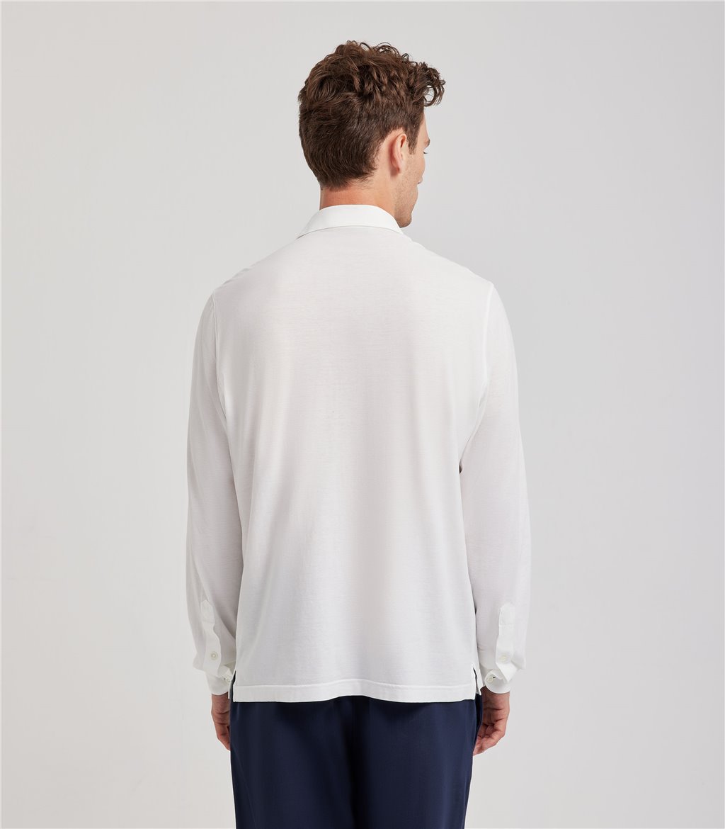 S.Moritz Camicia bianca da uomo in cotone crepe | S.Moritz Sito Ufficiale Novità