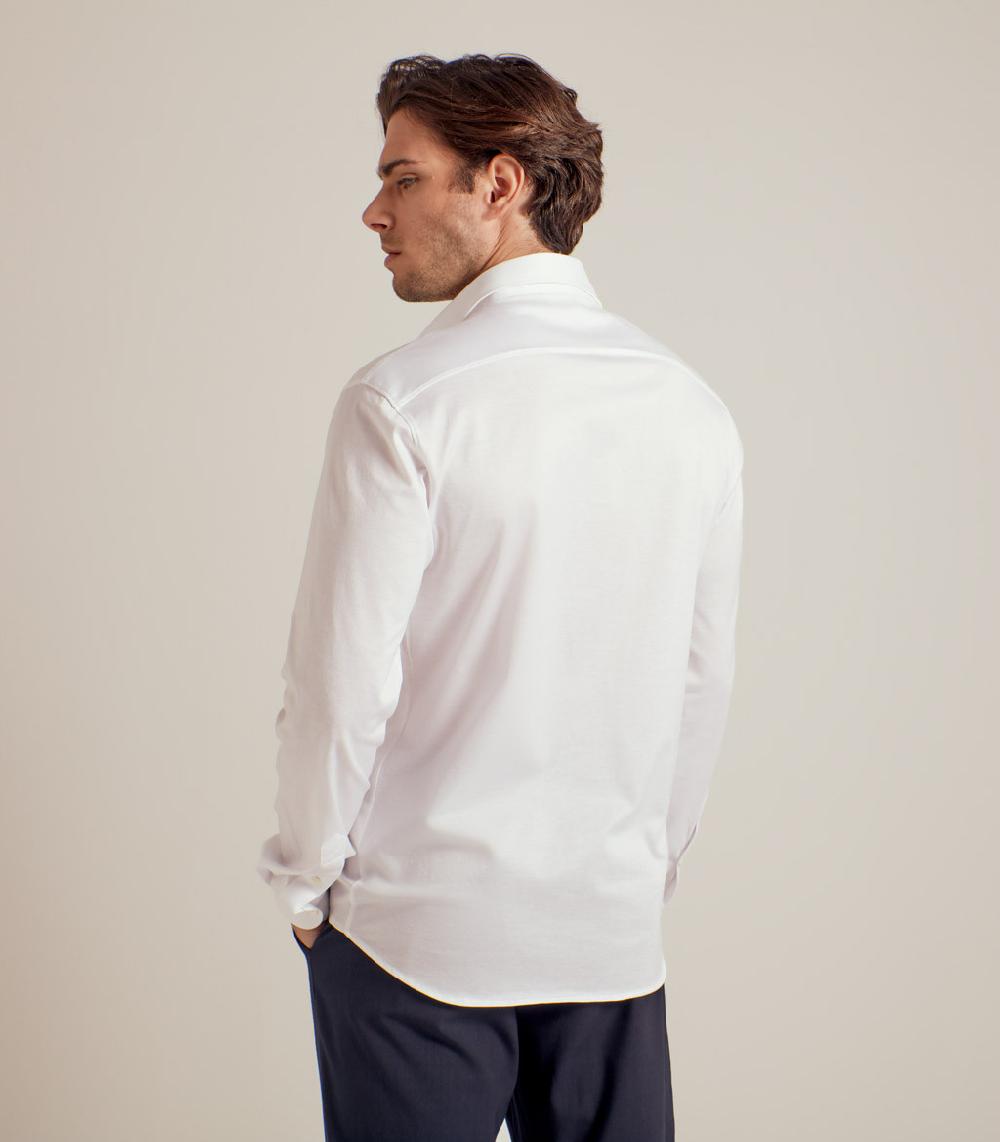 S.Moritz CAMICIA IN COTONE SUPERFINE - BIANCO Online