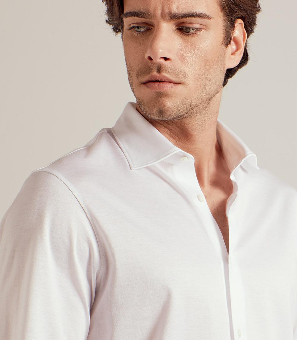 S.Moritz CAMICIA IN COTONE SUPERFINE - BIANCO Online