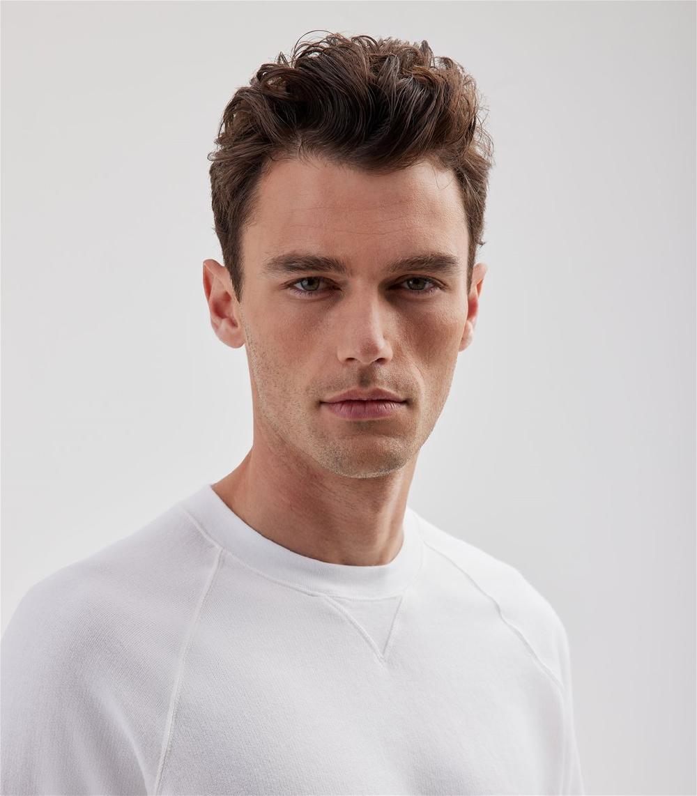 S.Moritz Felpa raglan da uomo off white | S.Moritz Sito Ufficiale Saldi