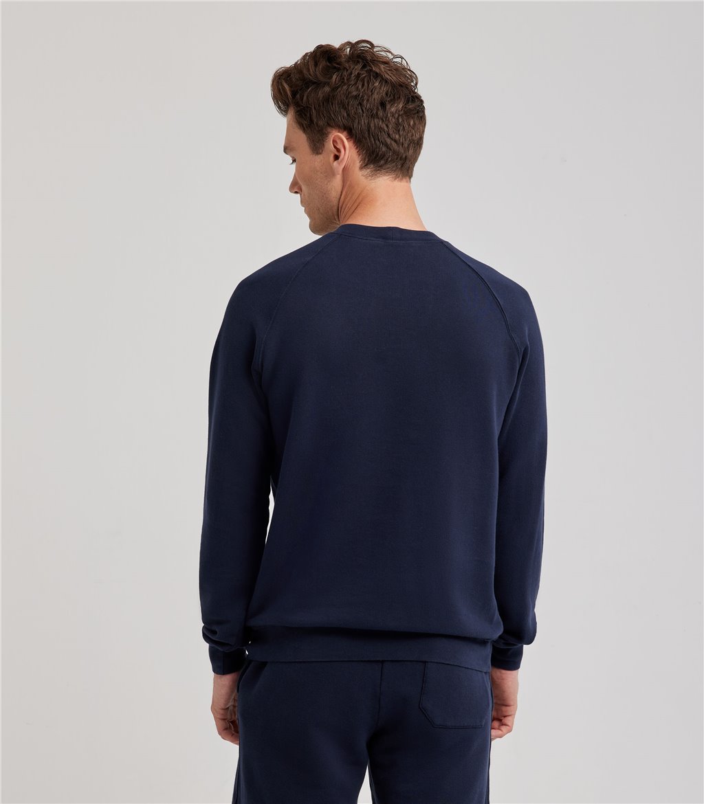 S.Moritz Felpa raglan da uomo blu navy | S.Moritz Sito Ufficiale Hotsell