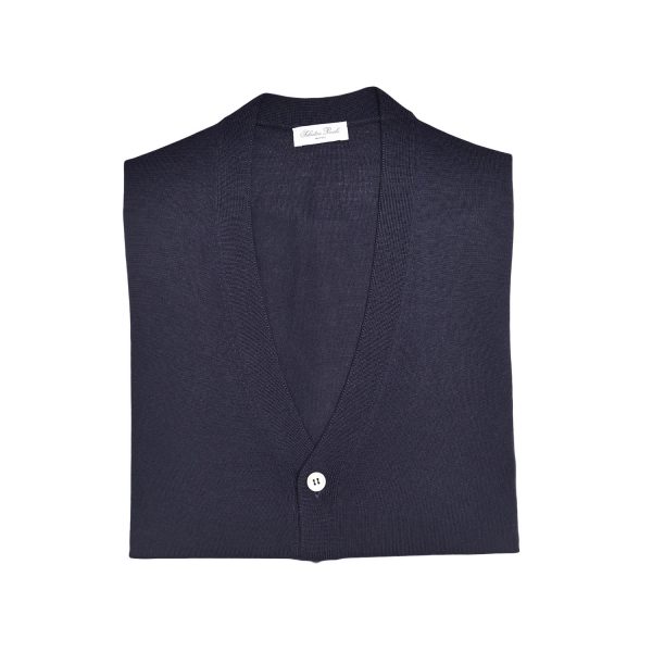 Salvatore Piccolo Cardigan con bottoni Royal Merino Qualità