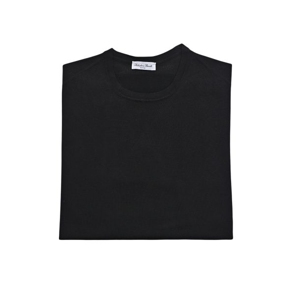 Salvatore Piccolo T-Shirt manica lunga seta Vendita Economica
