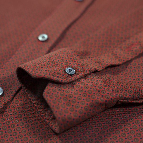 Salvatore Piccolo Camicia velluto stampata Pezzi Unici