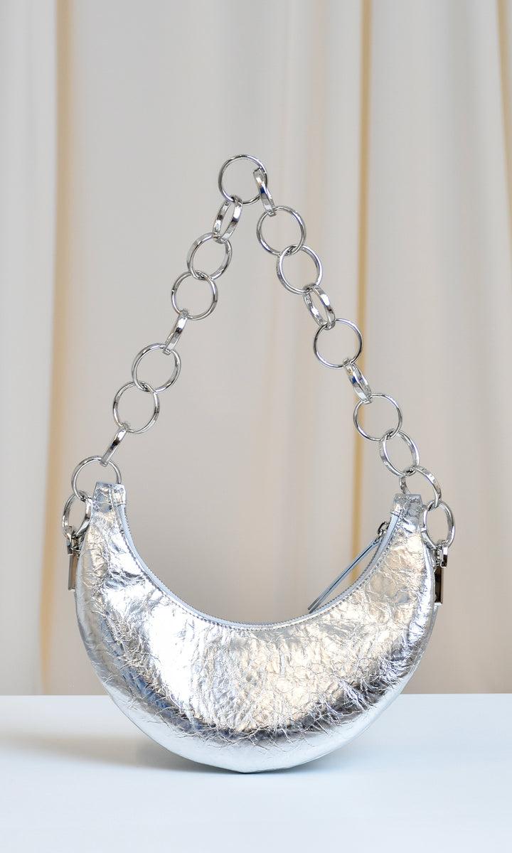Sara Battaglia Banana Shoulder Bag Negozio