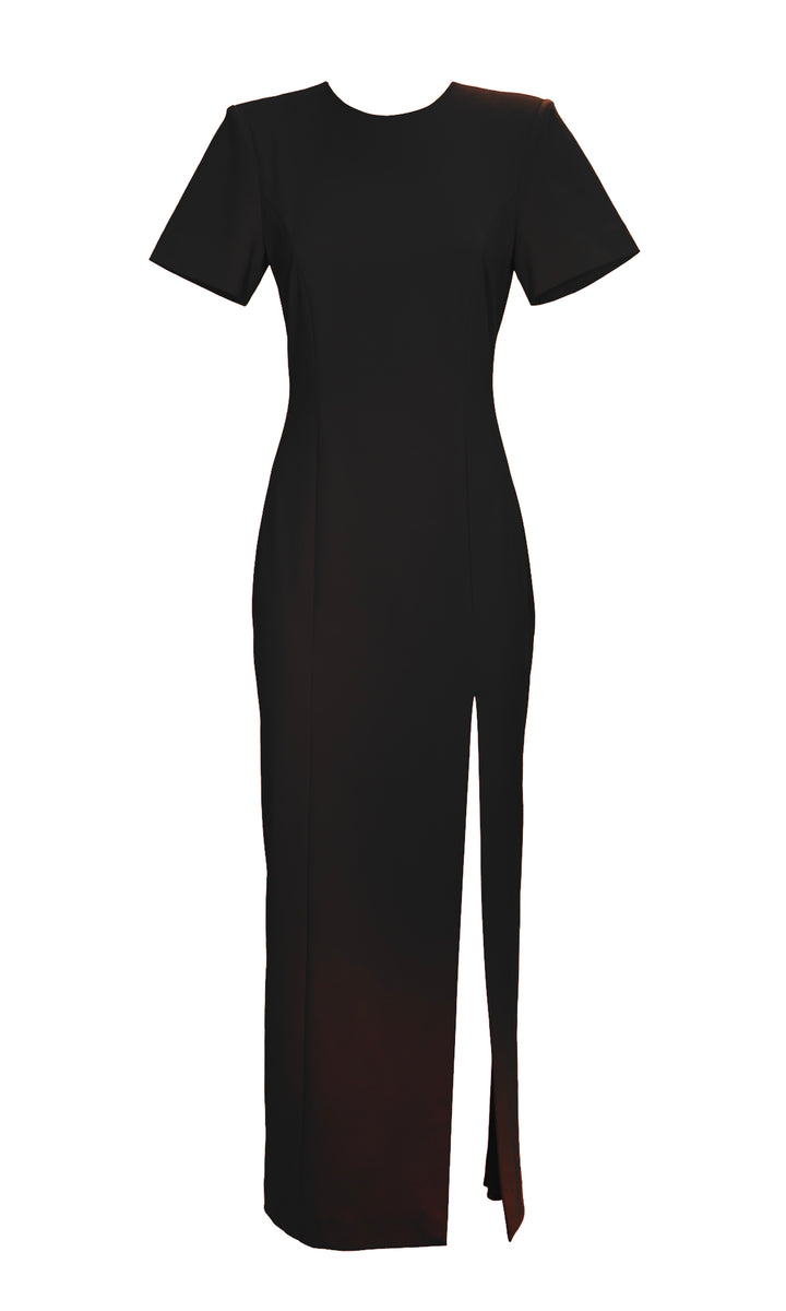 Sara Battaglia Slit Dress Offerta