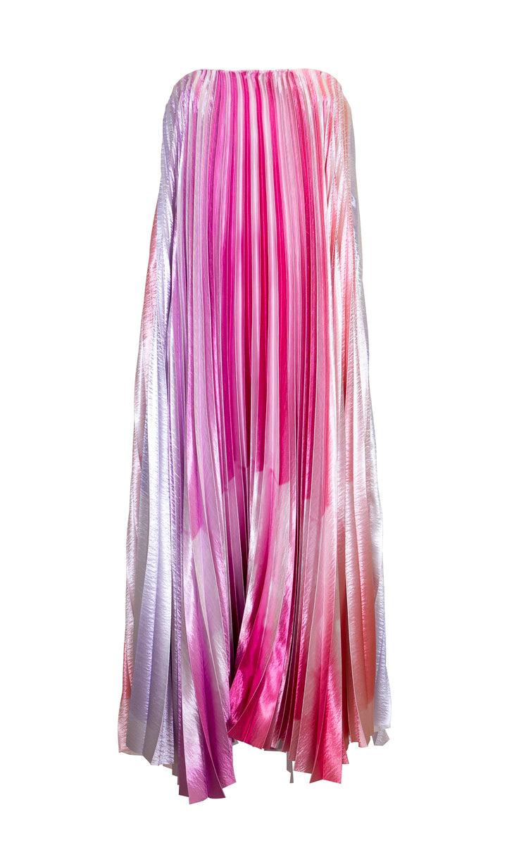 Sara Battaglia Plissé Dress Online
