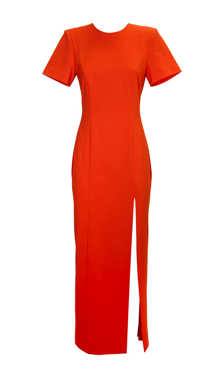 Sara Battaglia Slit Dress Outlet