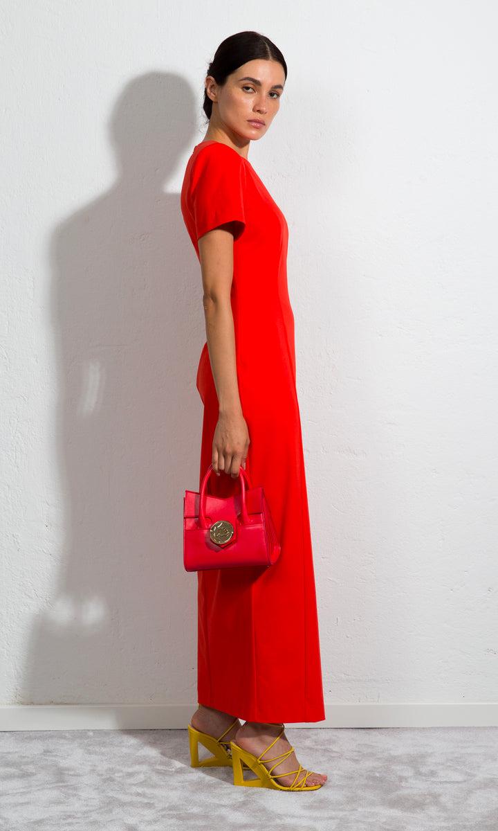 Sara Battaglia Slit Dress Outlet