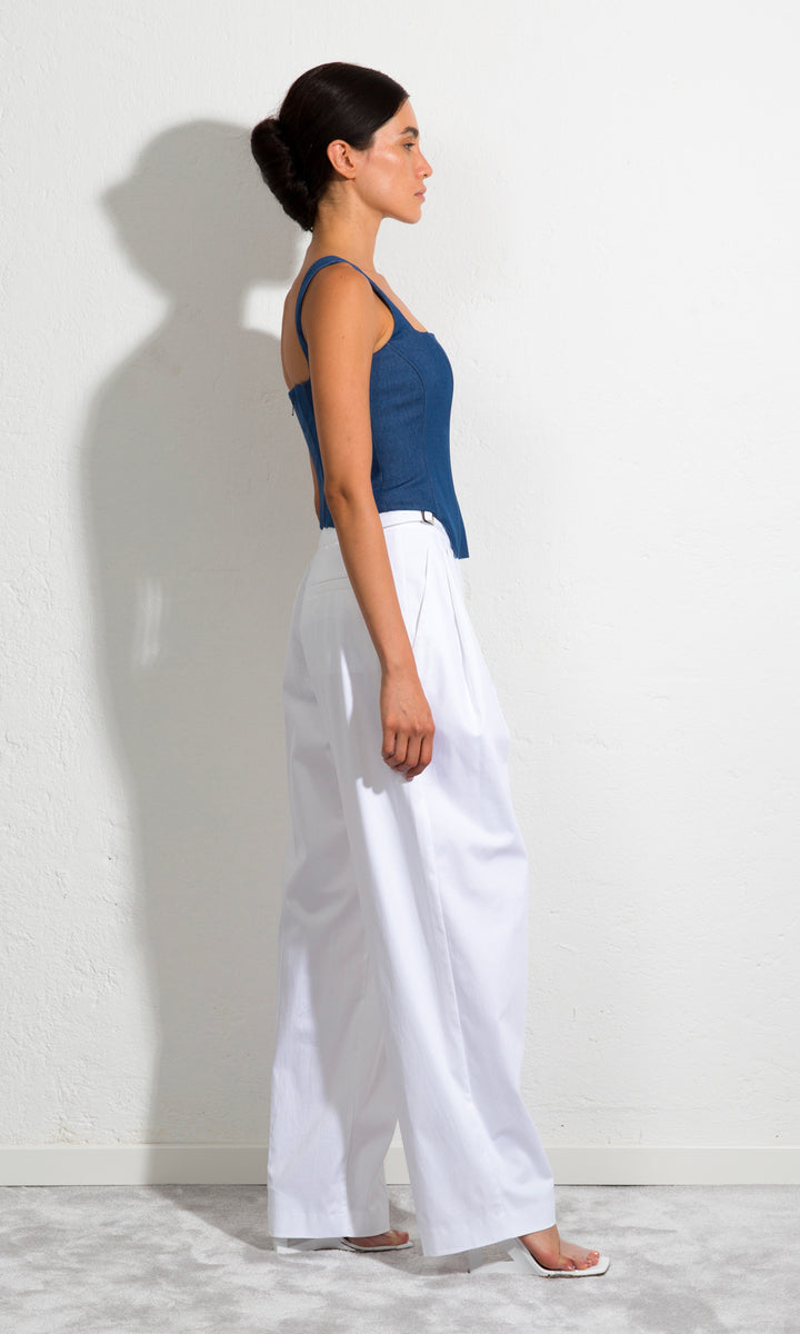 Sara Battaglia Corset Top In Vendita